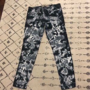 Artisan de Luce tie dye corduroy pants
